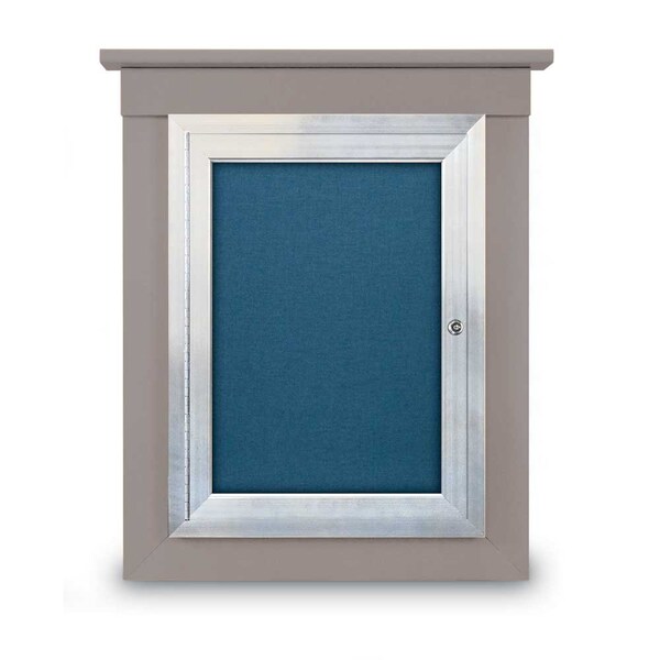 Sliding Glass Enclosed Letterboard, 60"x3